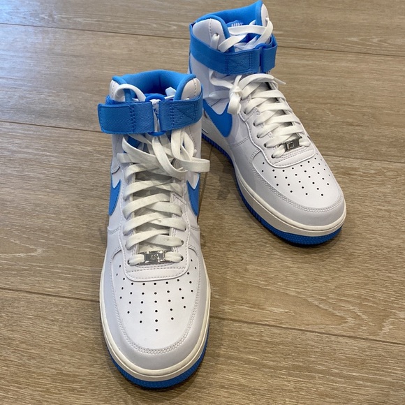 Nike Air Force 1 “university blue” High OG QS, women’s 10.5, NWT - Picture 6 of 13